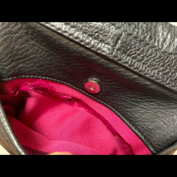 Auth OR by Oroton black leather crossbody bag - Picture 7 of 16